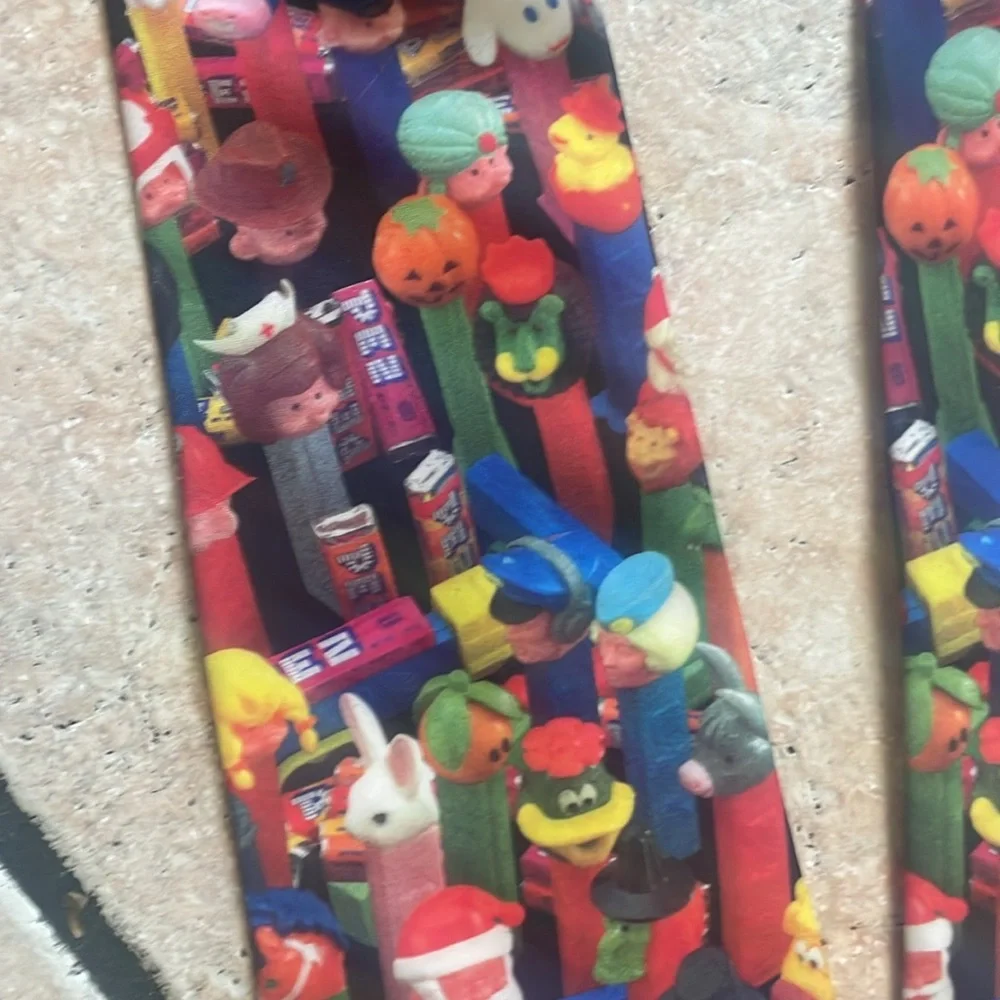 PEZ necktie Ralph Marlin Red Cartoon Tie Accessories